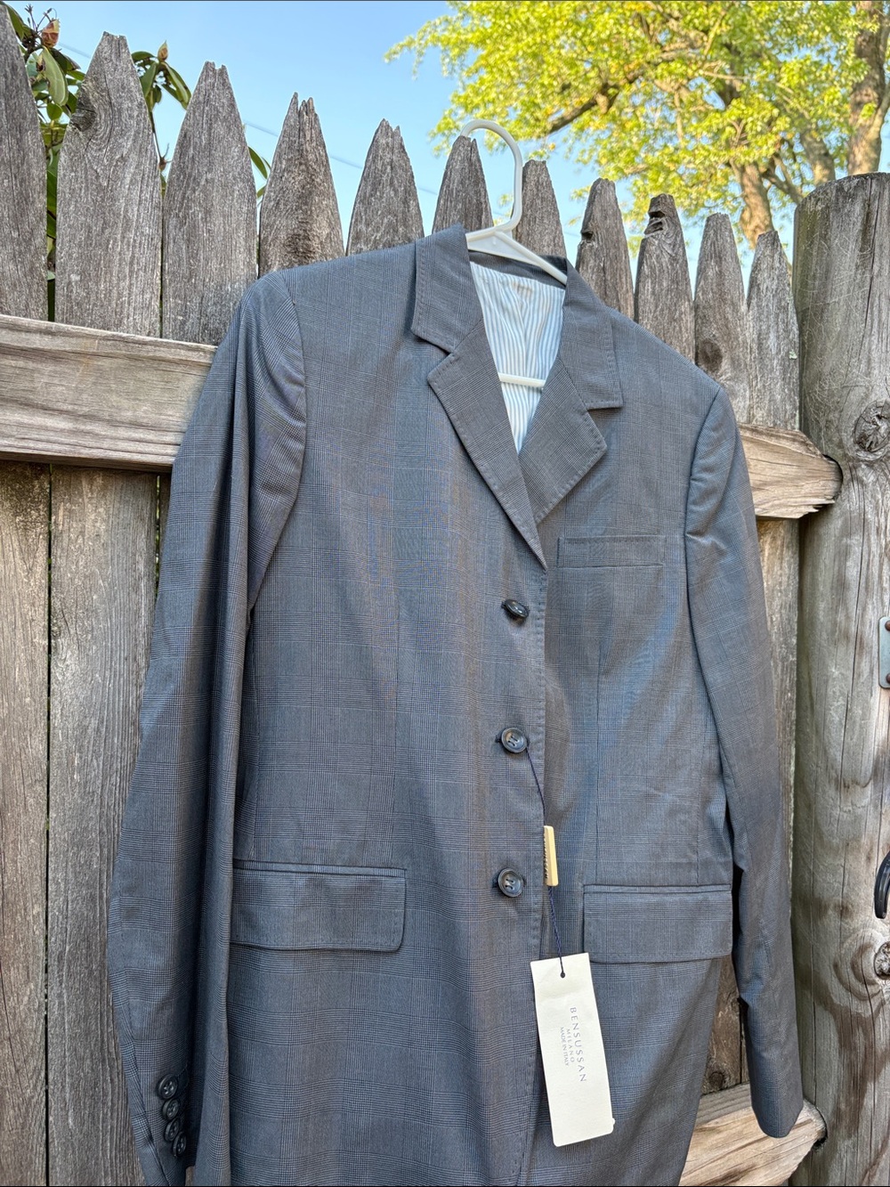 Bensussan size IT46 silk blend blazer. NWT!!